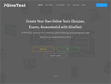 Tablet Screenshot of igivetest.com